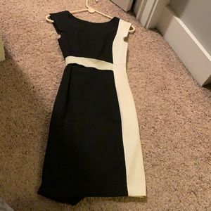 Black and white dress